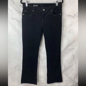 Kut From the Kloth Farrah Baby Bootcut Stretch Corduroy Jeans Size 8 black